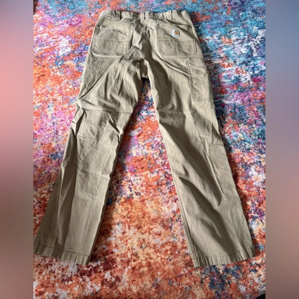 Carhartt Relaxed Fit Utility Cargo Work Pants Khaki 36x32